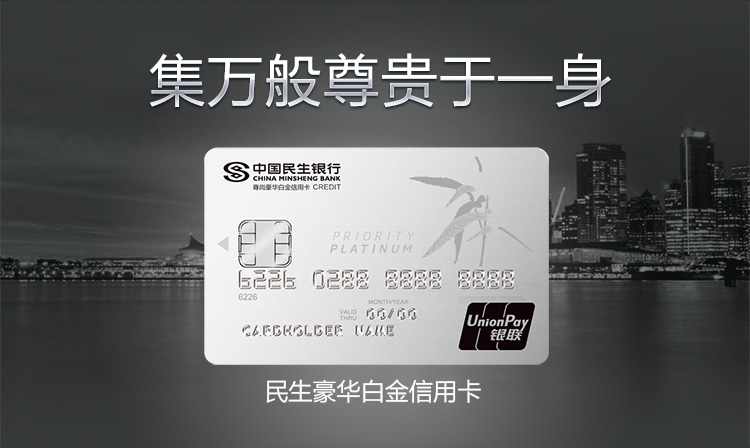 民生豪华白金卡